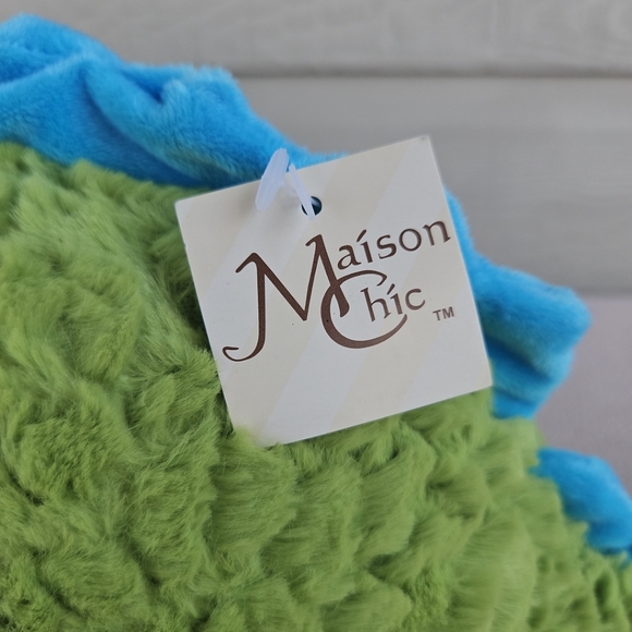 Maison Chic Danny the Green Plush Dinosaur Brachiosaurus #73715 Toy Stuffed 11" - Picture 7 of 10